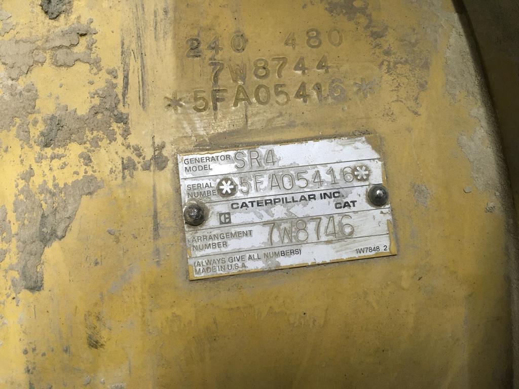 CAT 3306B GENERATOR 225KVA USED