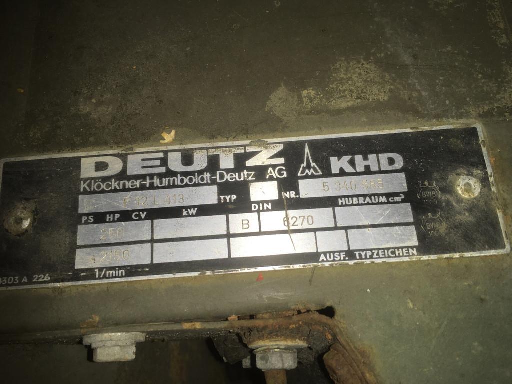Deutz F12L413 USED