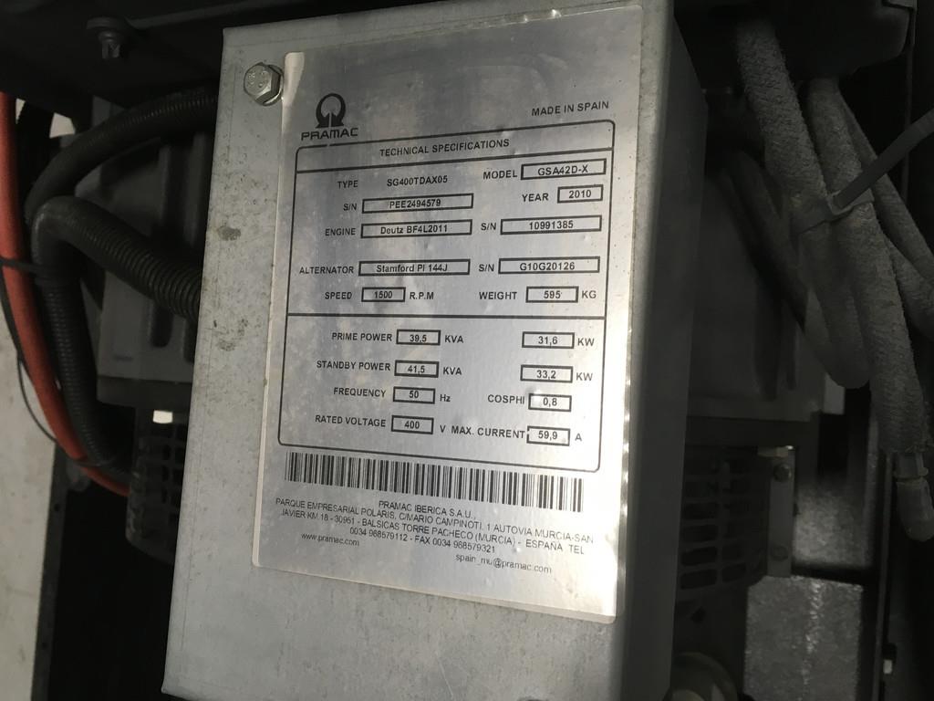 Deutz BF4L2011 GENERATOR 40KVA NEW