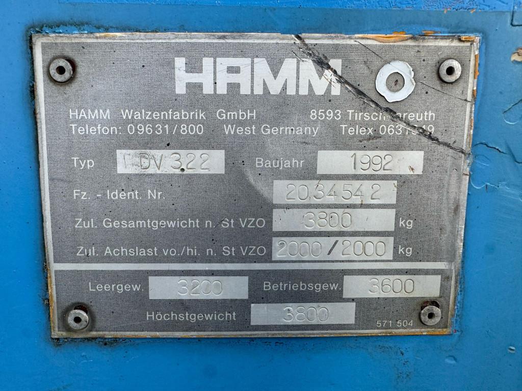 Hamm DV 3.22 Double Drum
