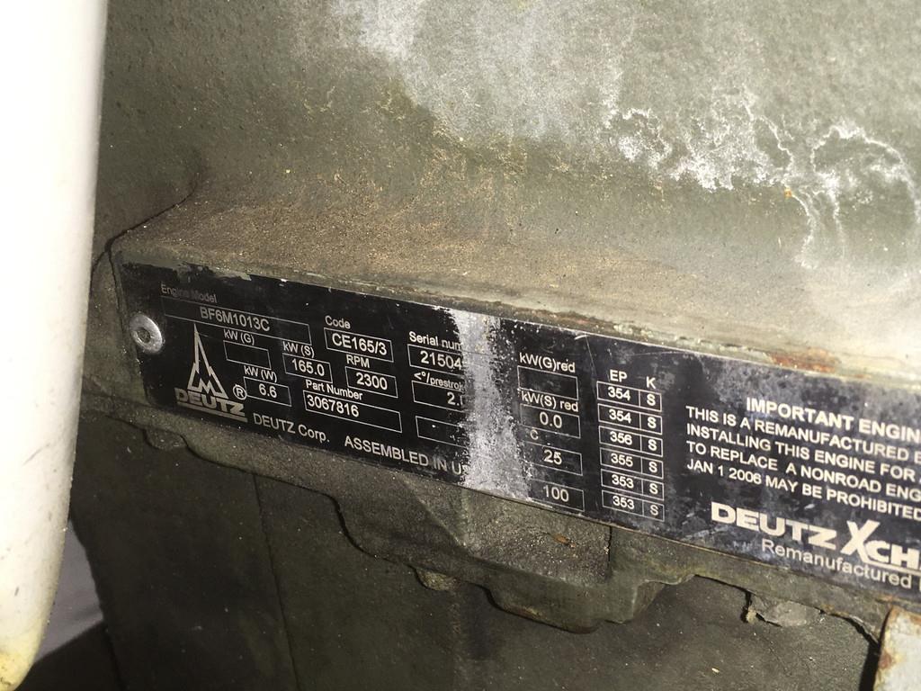 Deutz BF6M1013C USED