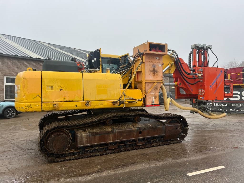 Komatsu PC290NLC-7K + Wimmer Jura Luna 3.100 Drill