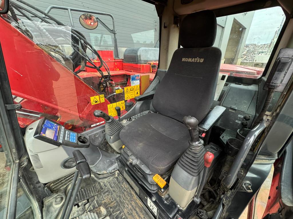 Komatsu PC138US - Tripple boom + blade