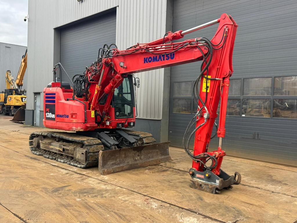 Komatsu PC138US - Tripple boom + blade