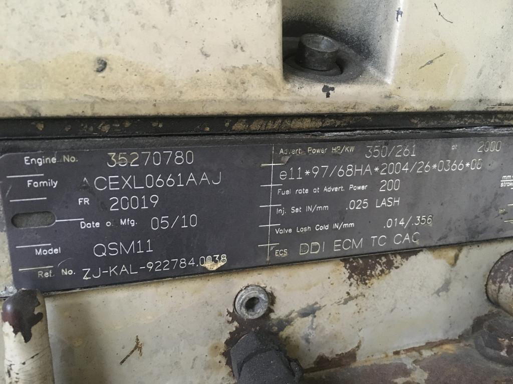 Cummins QSM11 CPL8544 USED