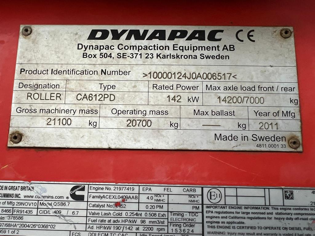 Dynapac CA612PD (21t)