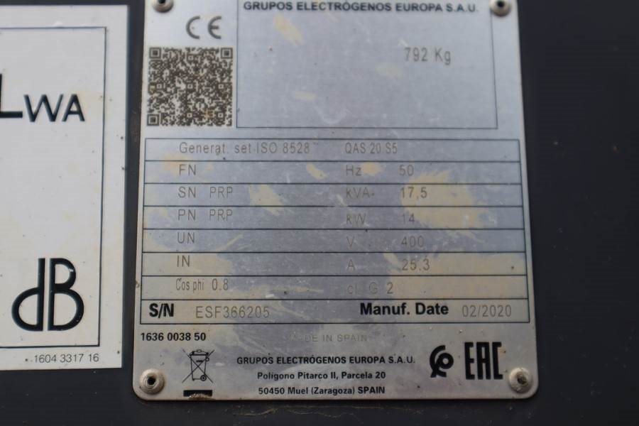 Atlas Copco QAS 20 S5 Valid inspection, *Guarantee! Diesel, 17