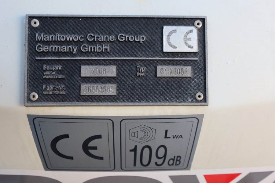 Grove GMK3055 Diesel, 6x6x6, 55t Capacity, 43m Main Boom