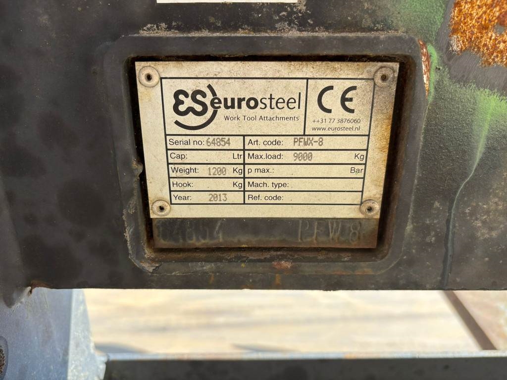 Eurosteel Pallet Frame Hydraulic PFWX-8 9ton