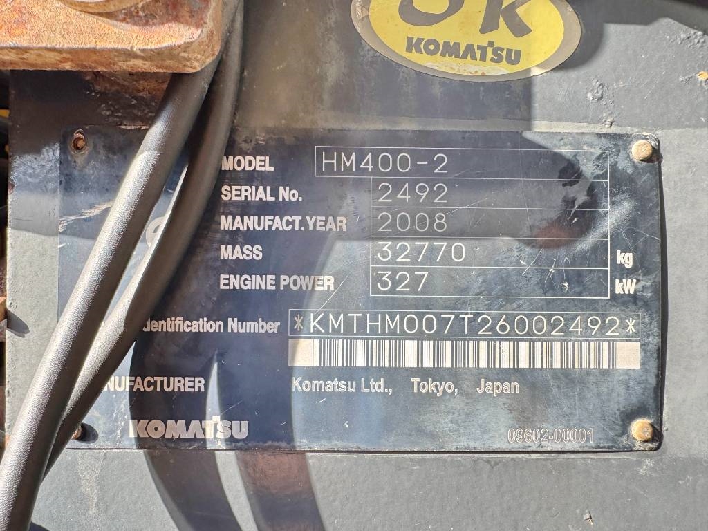 Komatsu HM400-2 - Dutch Machine / CE + EPA