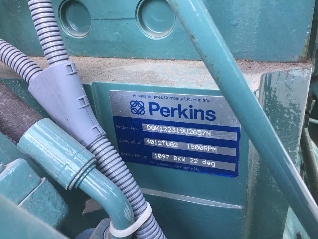Perkins 4012 TWG2 GENERATOR 1000KVA USED