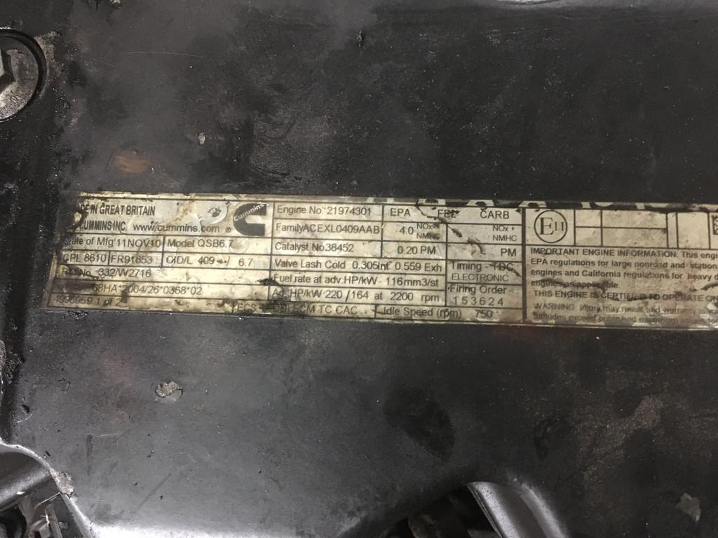 Cummins QSB6.7 CPL8610 USED