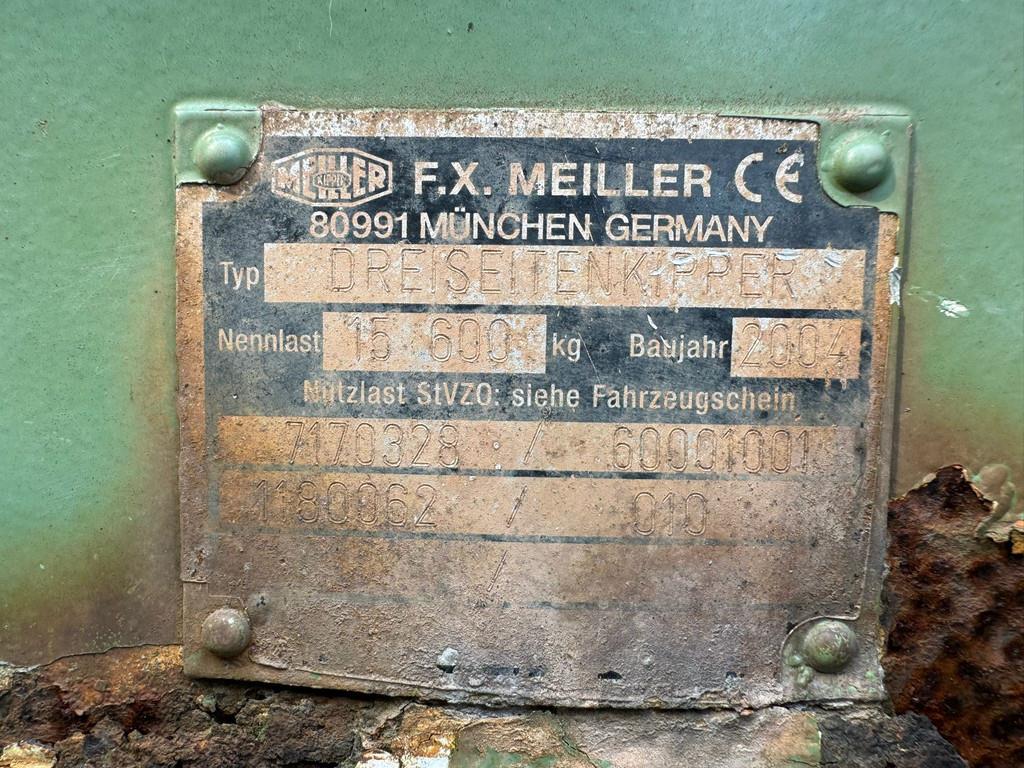 MAN TGA 26.480 6x4 tipper + HMF crane