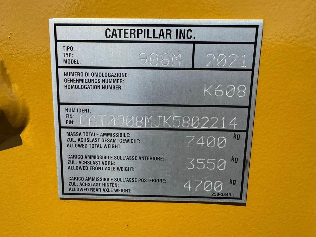 CAT 908M CE + EPA