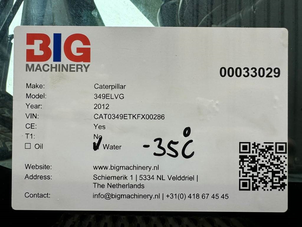 CAT 349EL VG