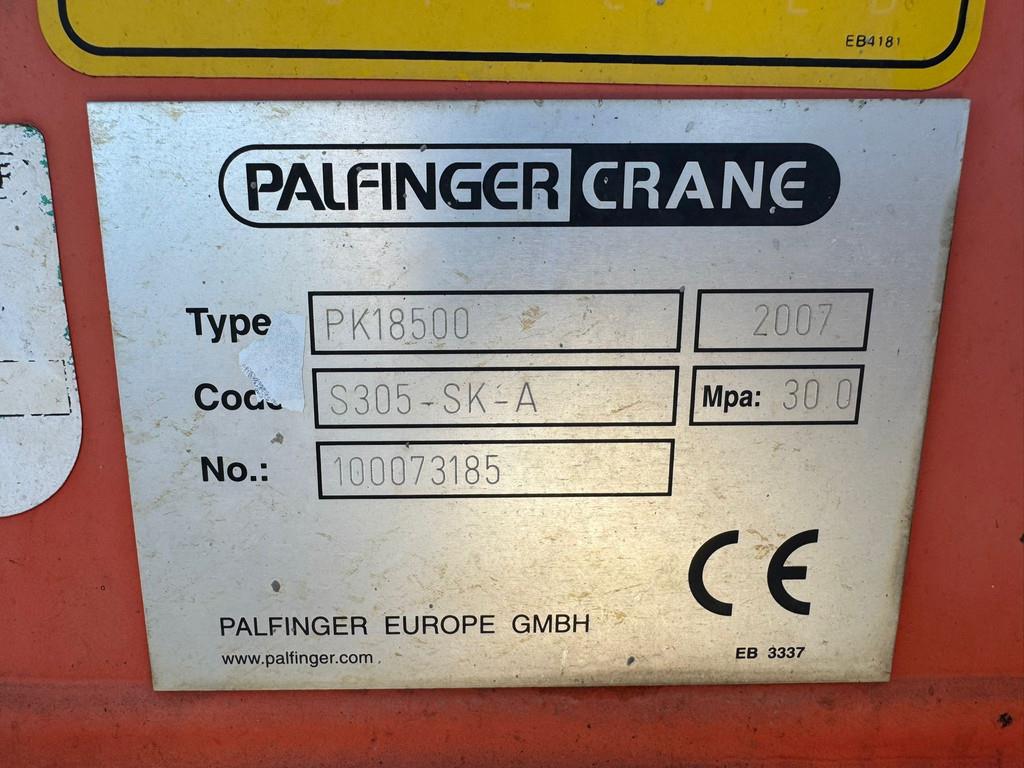 Iveco 330 6x4 with Palfinger PK 18500 crane