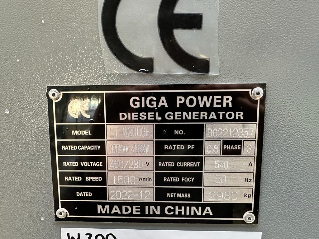Giga Power LT-W300GF 375 kVA silent generator