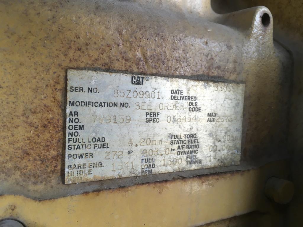 CAT 3306B GENERATOR 225KVA USED