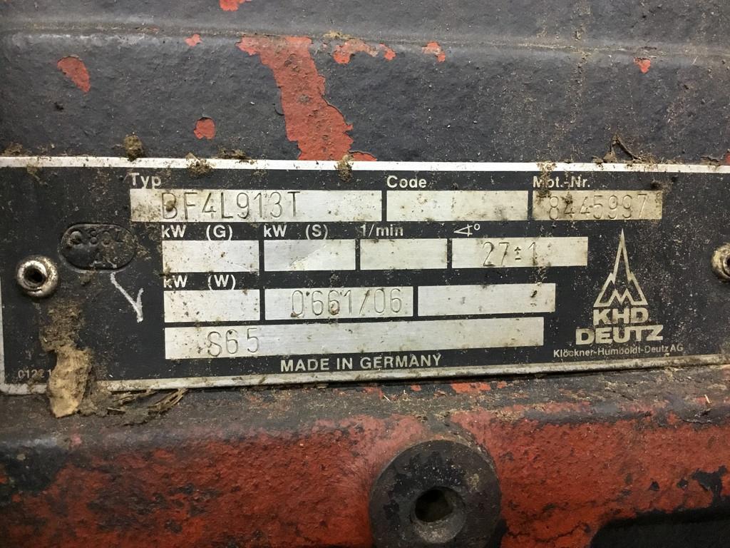 Deutz BF4L913T-64 USED