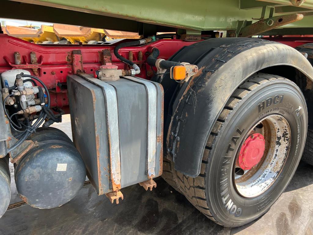 MAN TGA 26.480 6x4 tipper + HMF crane