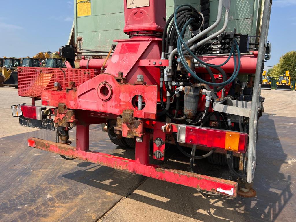 MAN TGA 26.480 6x4 tipper + HMF crane