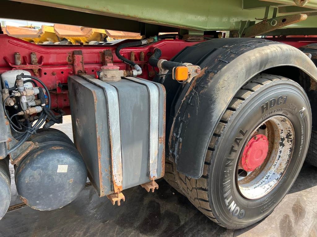 MAN TGA 26.480 tipper + HMF crane