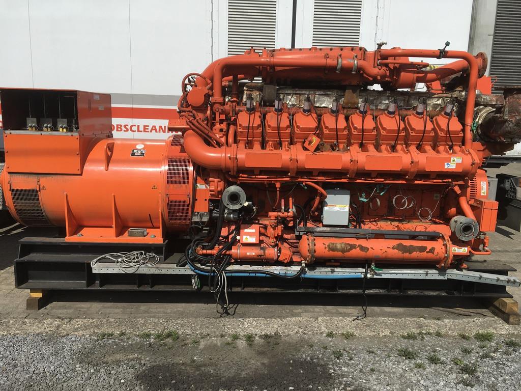 WAUKESHA 16V150LTD GENERATOR 1650KVA USED