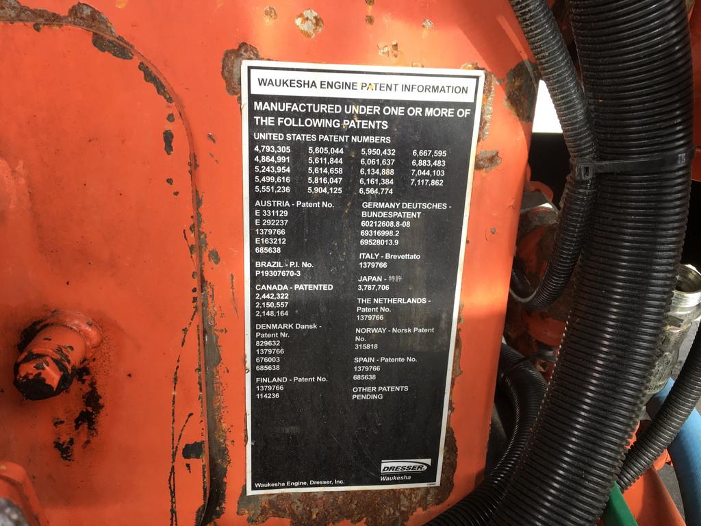 WAUKESHA 16V150LTD GENERATOR 1650KVA USED