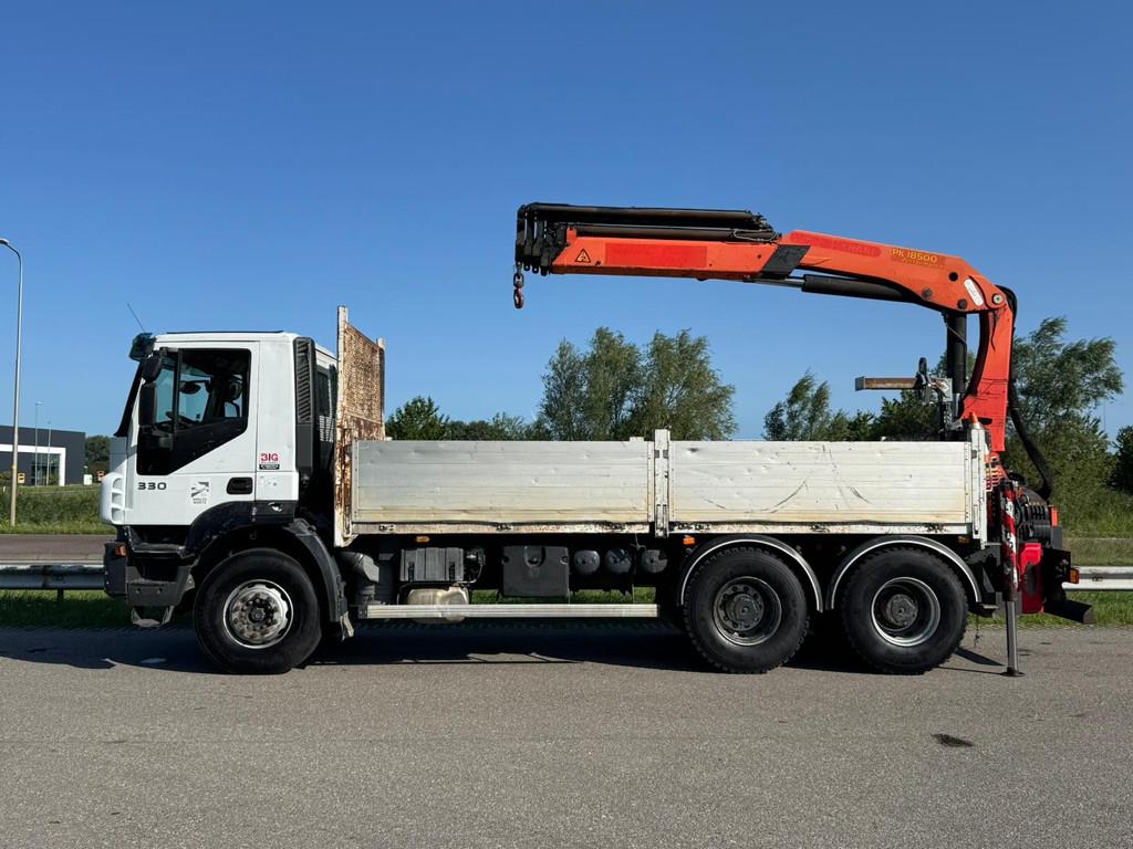 Iveco 330 6x4 with Palfinger PK 18500 crane