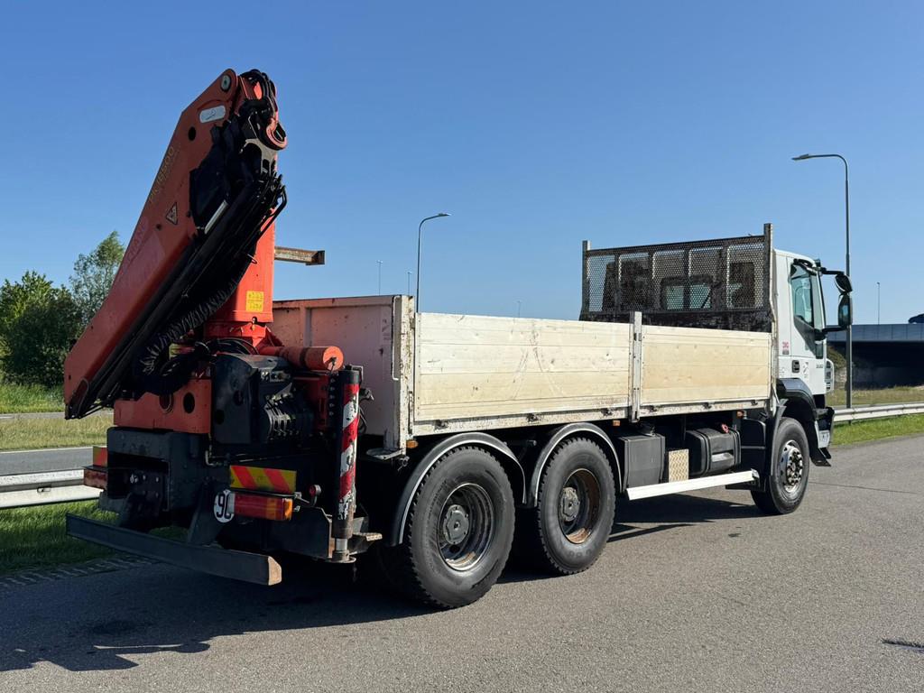 Iveco 330 6x4 with Palfinger PK 18500 crane