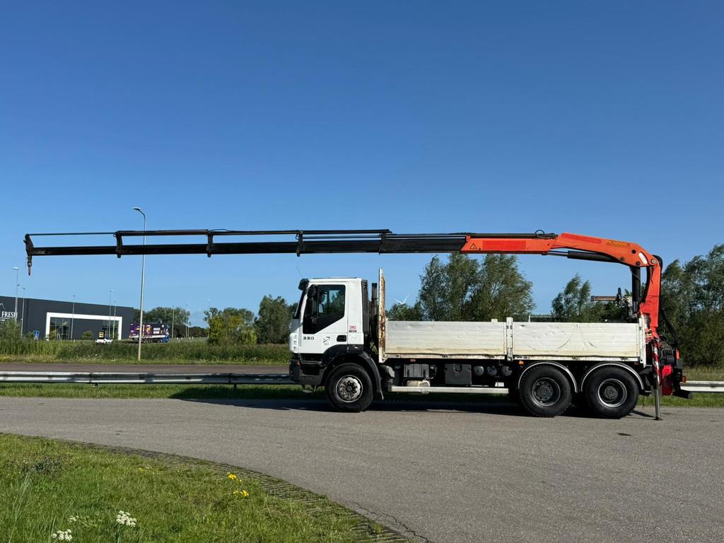 Iveco 330 6x4 with Palfinger PK 18500 crane
