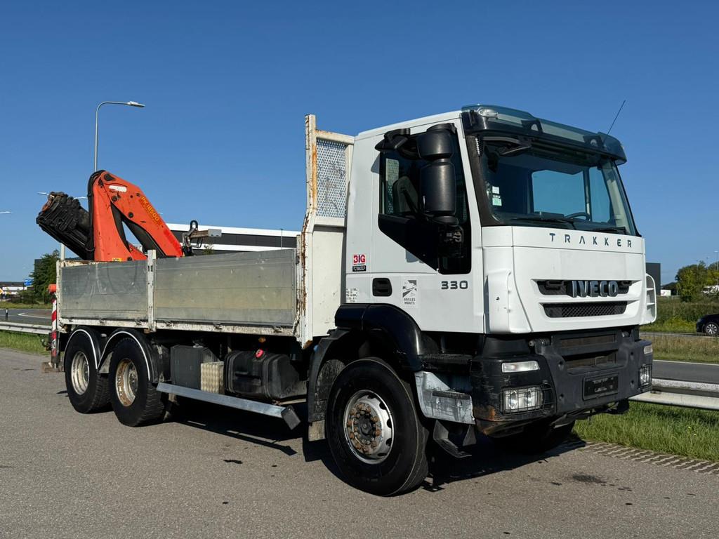 Iveco 330 6x4 with Palfinger PK 18500 crane