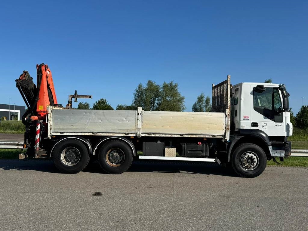 Iveco 330 6x4 with Palfinger PK 18500 crane
