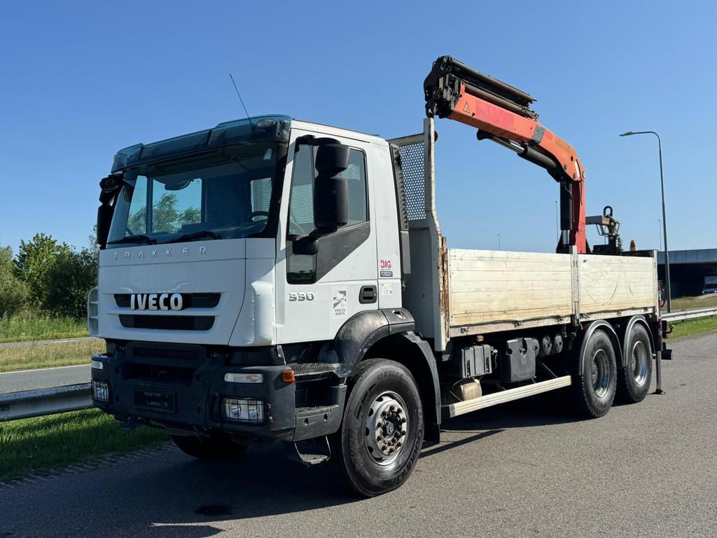 Iveco 330 6x4 with Palfinger PK 18500 crane