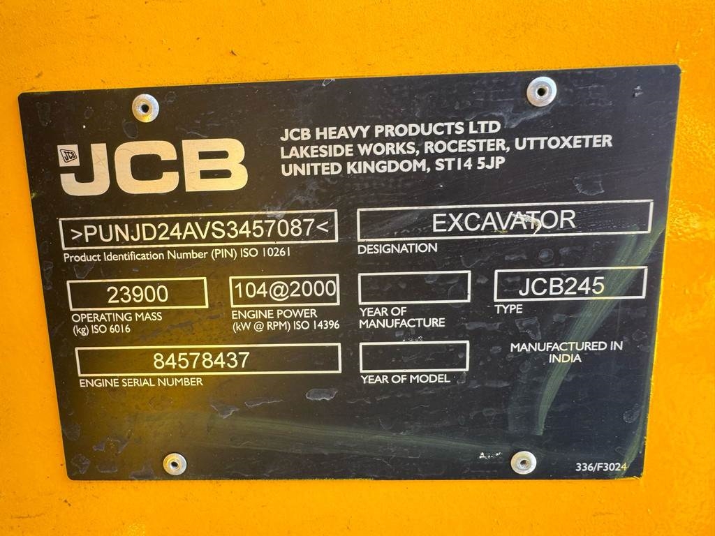 JCB 245LR Long Reach Excavator