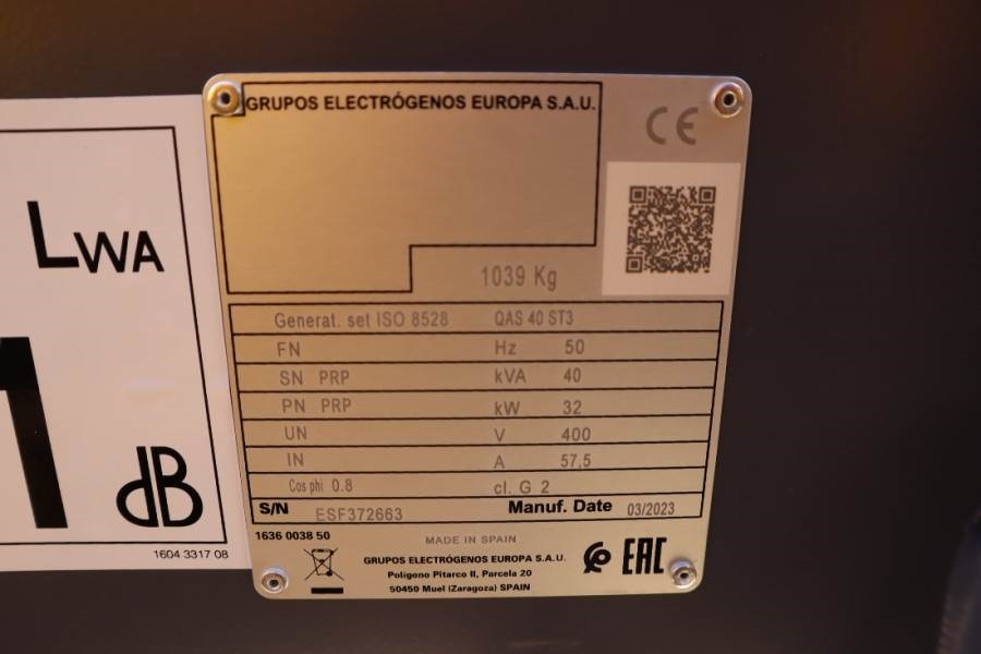 Atlas Copco QAS 40 ST3 Valid inspection, *Guarantee! Diesel, 4