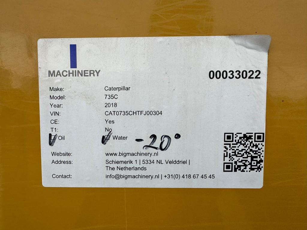 CAT 735C - CAT Rebuild transmission