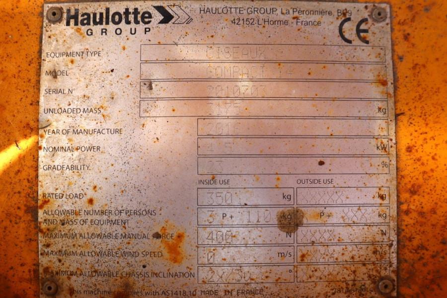 2016 Haulotte COMPACT 14-44951555