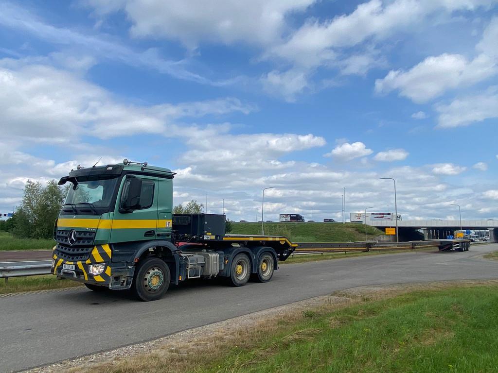 Broshuis trailer 3 -time extendable Windmill transporter
