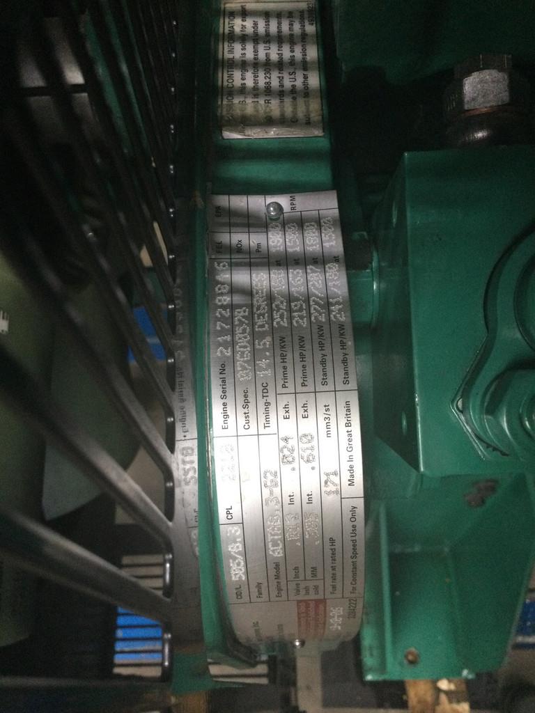 Cummins 6CTA8.3-G2 CPL2219 USED