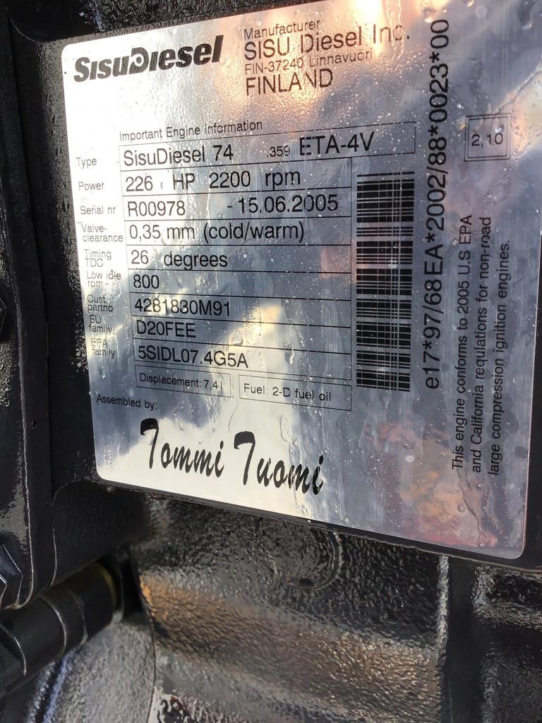 Sisu DIESEL 74 .359 ETA-4V NEW