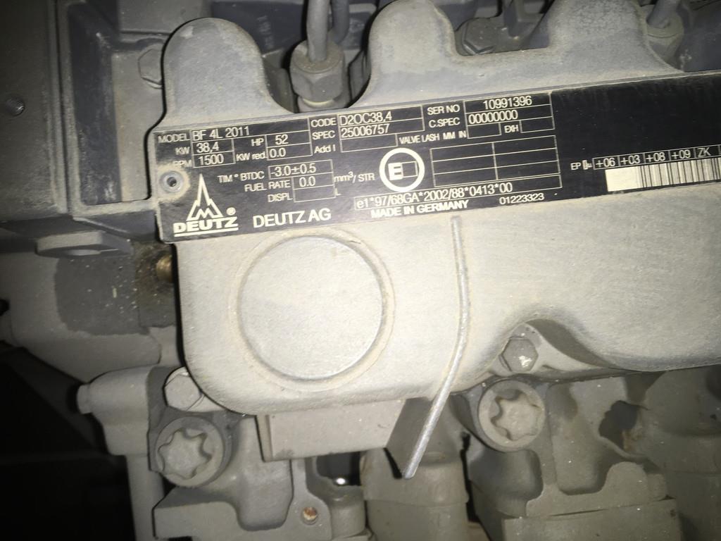 Deutz BF4L2011 GENERATOR 40KVA NEW
