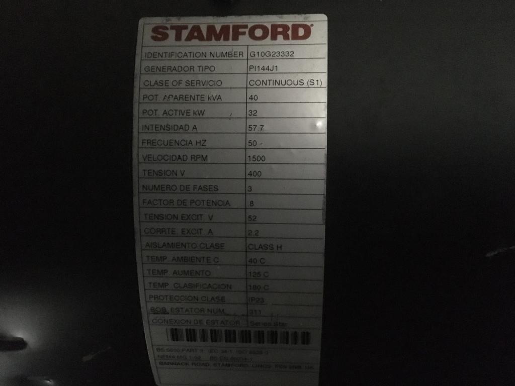 Deutz BF4L2011 GENERATOR 40KVA NEW