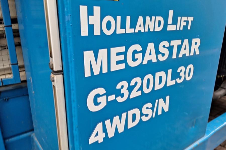 Holland Lift Megastar G320DL30 4WDS/N Diesel, 4x4x4 Drive, 34m