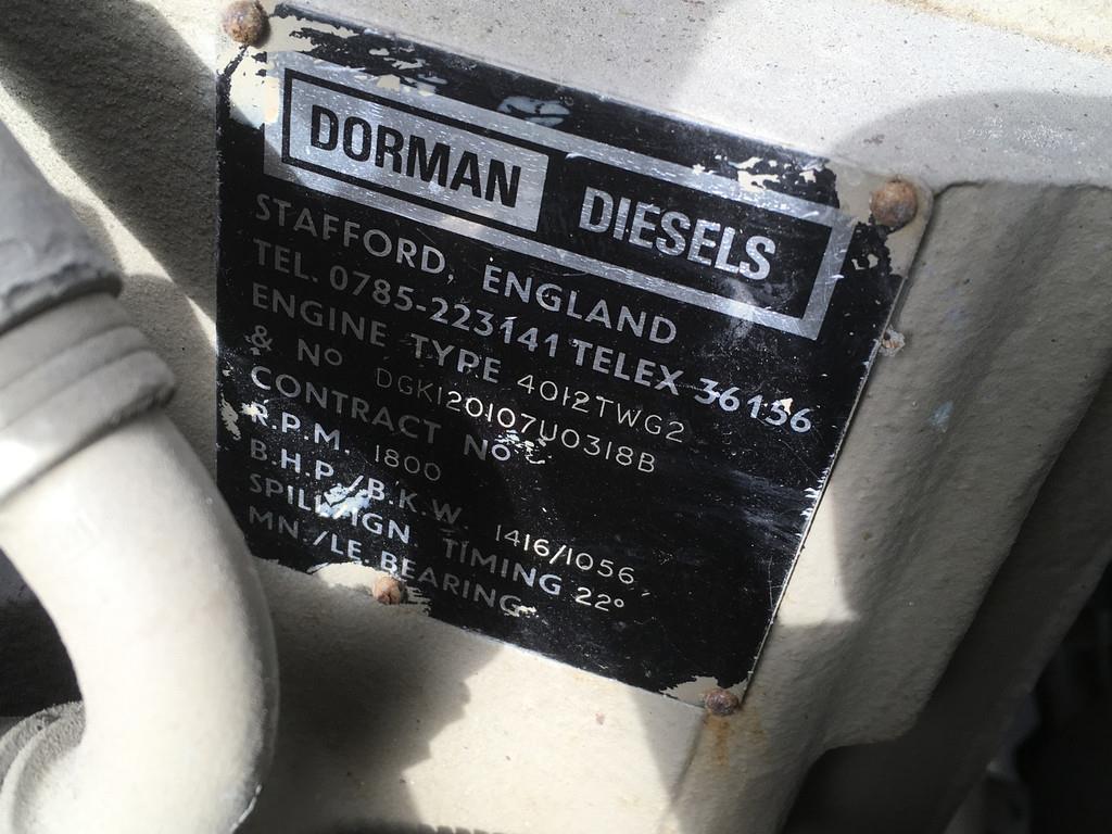 Perkins 4012TWG2 GENERATOR 1250 KVA USED