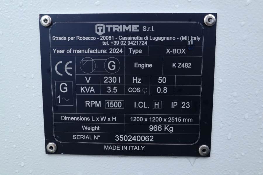Trime X-BOX 4x320W Valid inspection, *Guarantee! Hydr. V