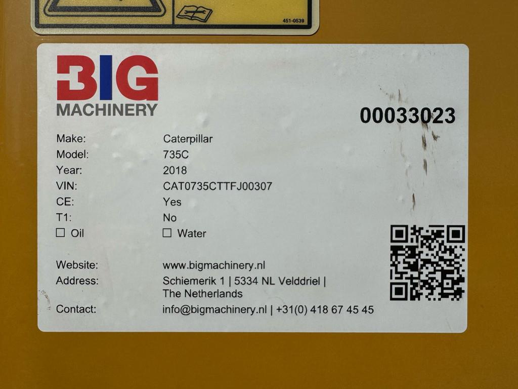 CAT 735C - Rebuild transmission