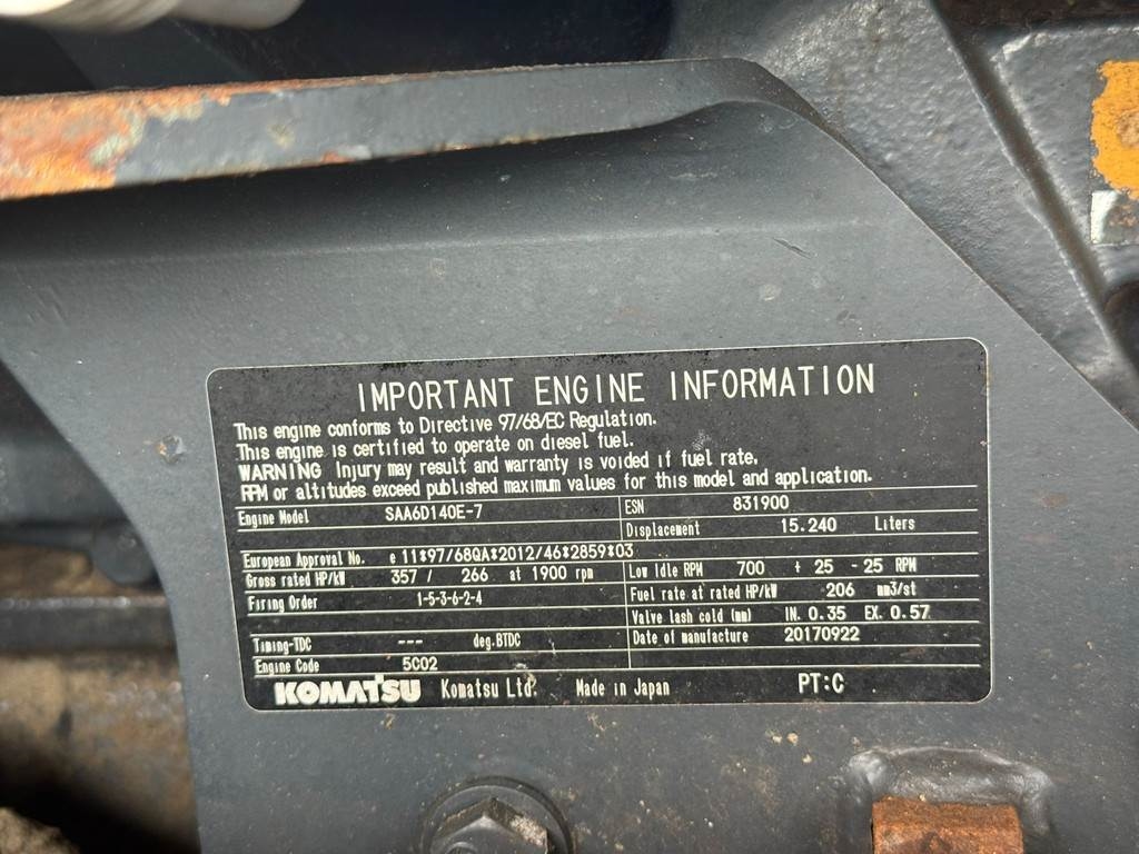 Komatsu WA500-8 Wheel Loader