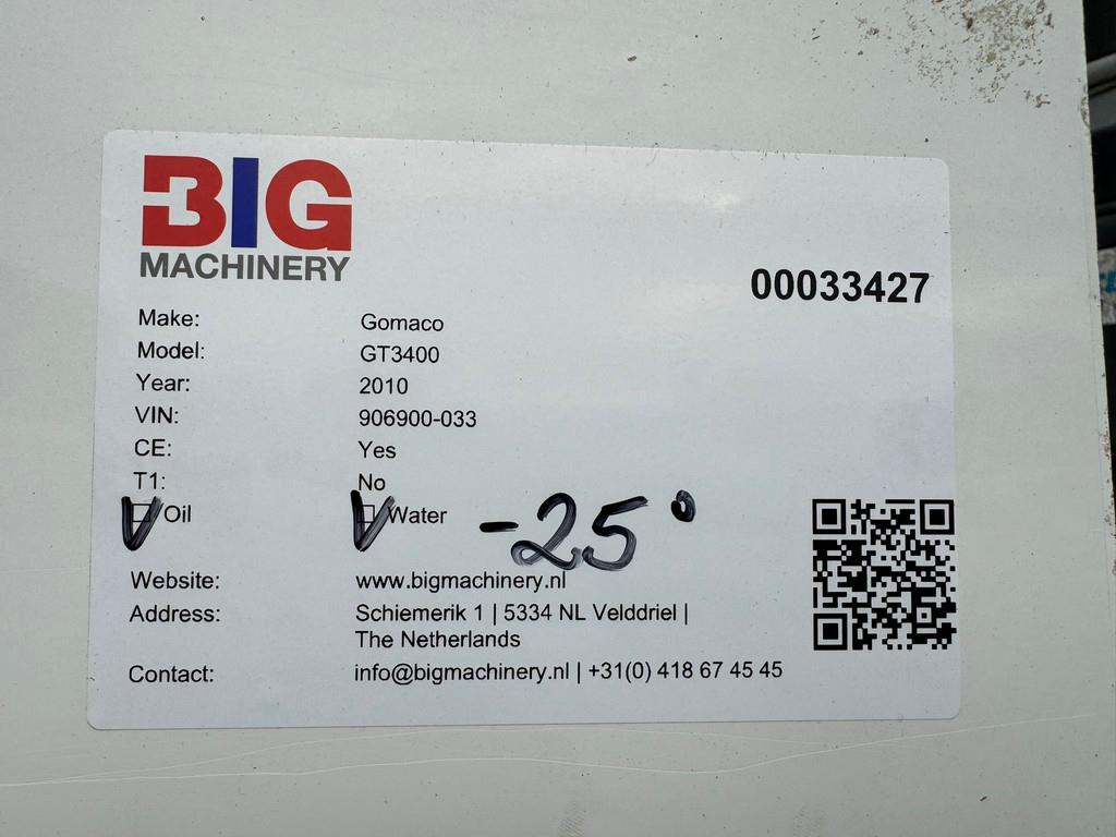 Gomaco GT3400 Concrete Slipform Paver