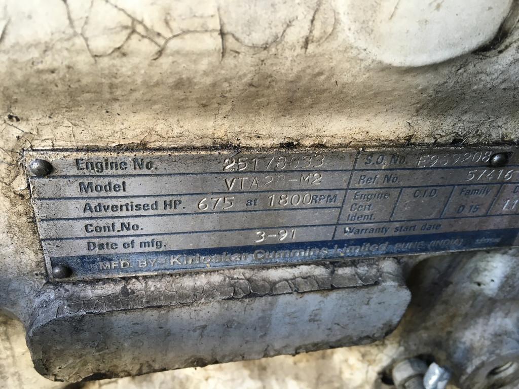 Cummins VTA28-M2 USED